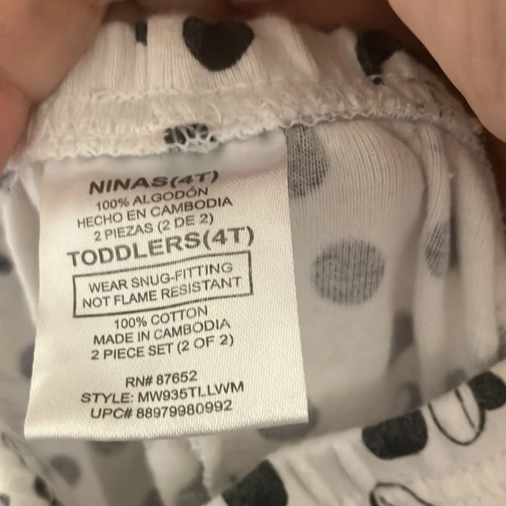 Minnie Mouse pajama bottoms 4t